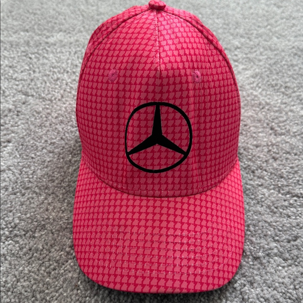Mercedes-Benz Pink Houndstooth Cap Formula 1